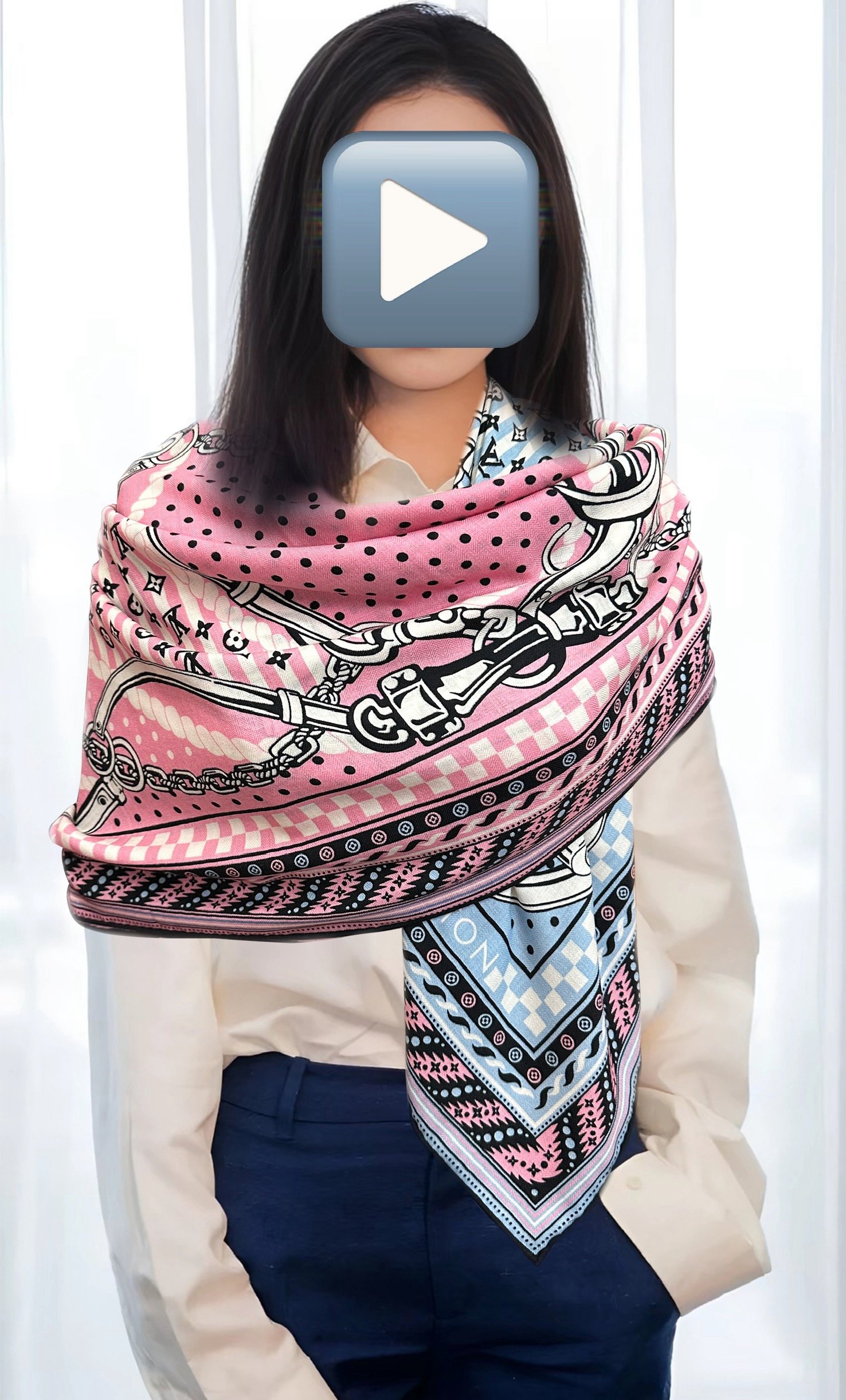 高品质 上新❤️LV 【双面同色】经典优雅[礼物]~气质到骨子里[色]新一季的面料超高级，真心超级柔软，丝丝顺滑[太阳]
