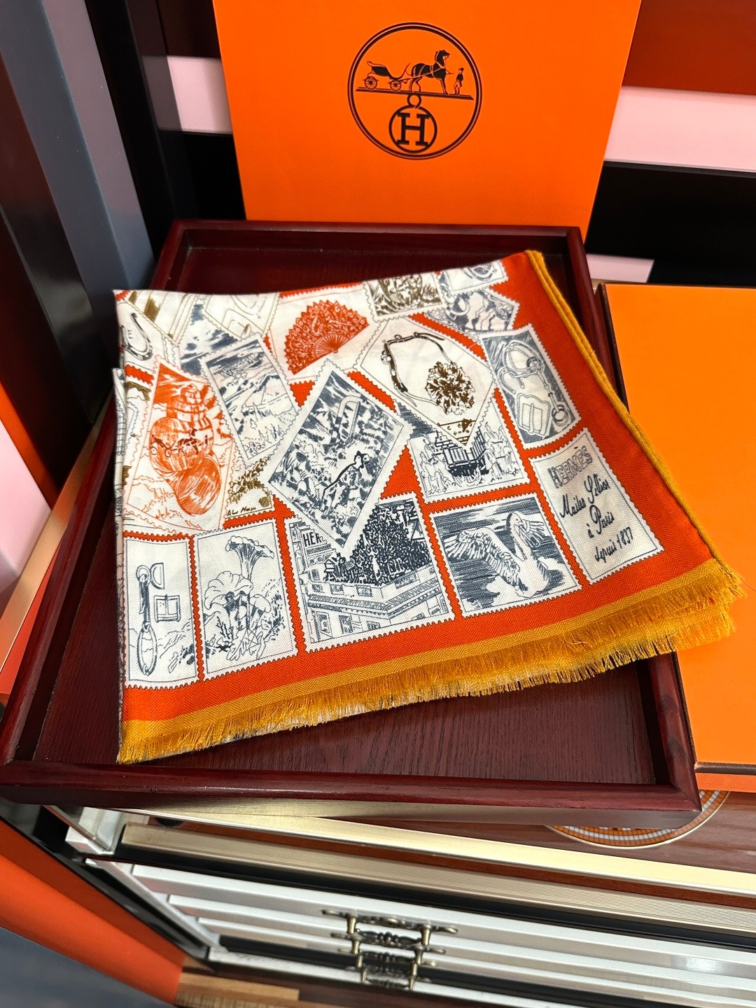 🆕 🔥2081 新款爱马仕🔥【双面同色 福宝邮集者】太美了[吃瓜]下手一定要快[嘴唇]四季都可以用[勾引]真心美的让人非
