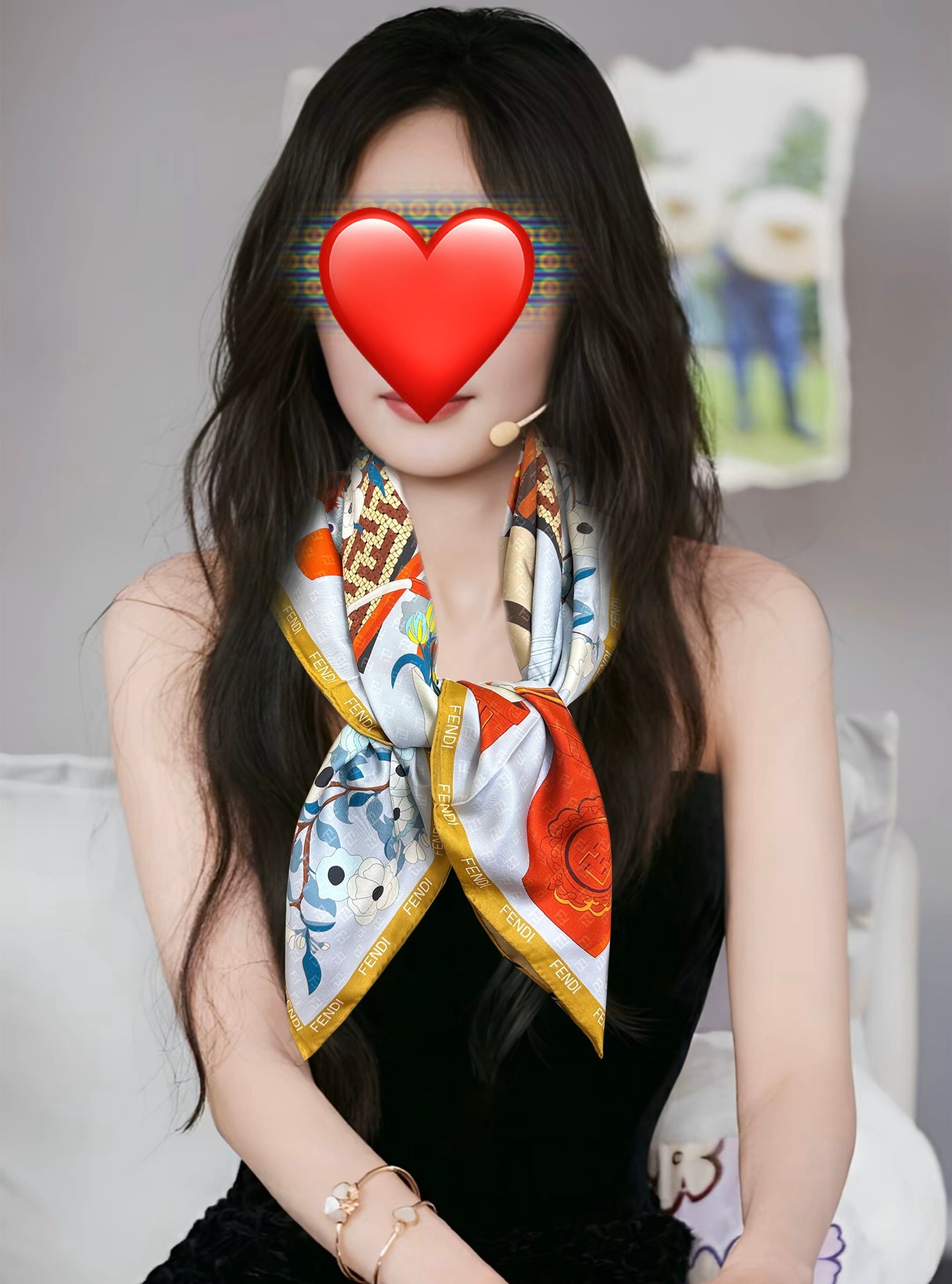 🆕 上新❤️芬迪2026 [庆祝]太美了[礼物]ZG同步 无比诱人[得意]此方形围巾选用有机桑蚕丝斜纹布材质[色]定制几