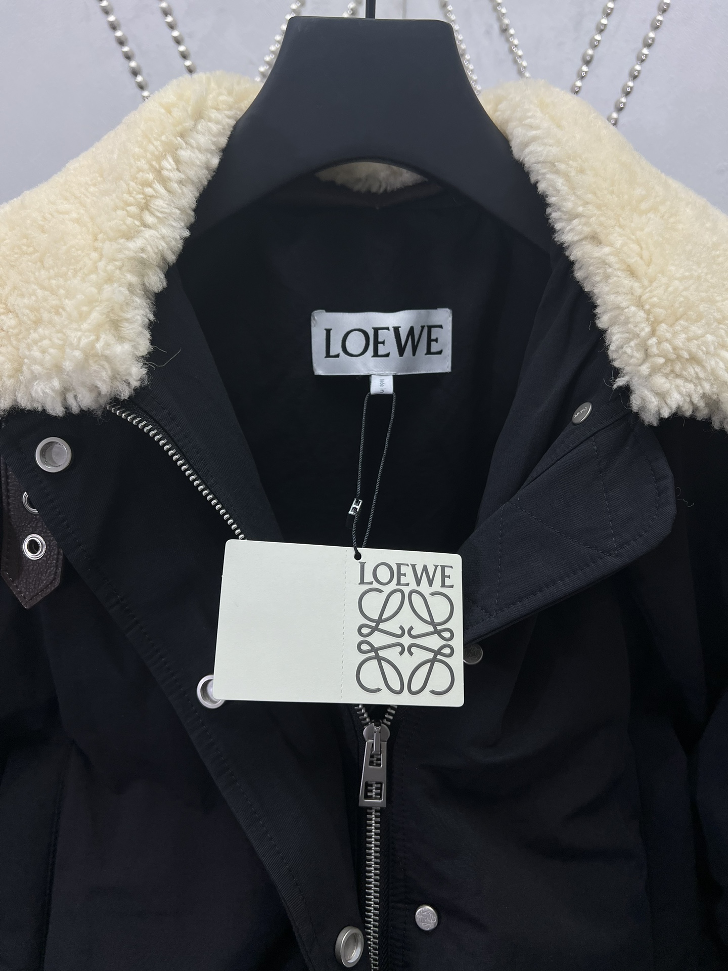 New Light-Weight Tech Cotton Jacket with Leather Details by CJCR 24SS for Women - 图片 5