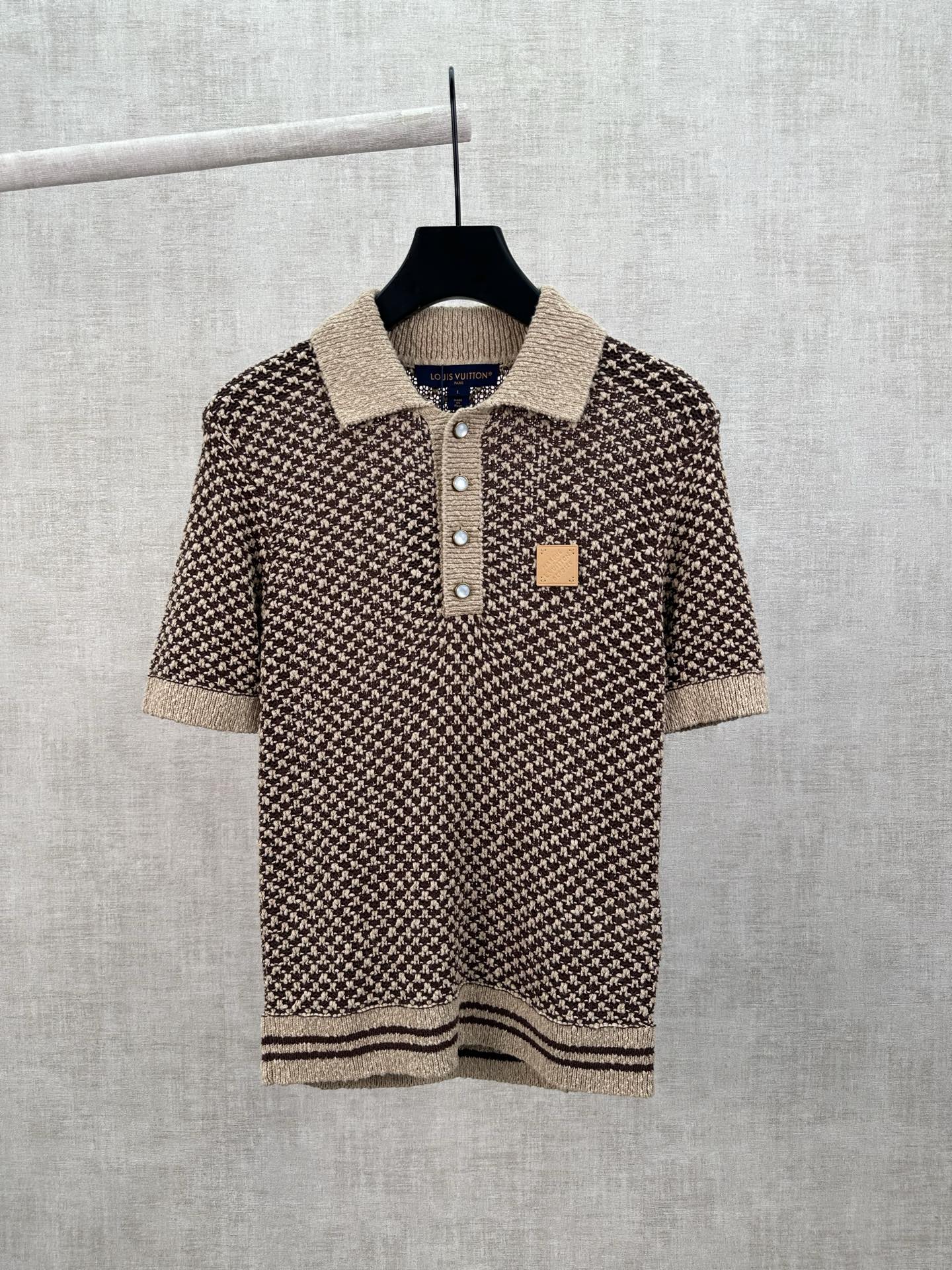 P190 驴家 26ss 新款春夏系列 短袖针织网眼 Polo衫 男款 码数：S. M. L.