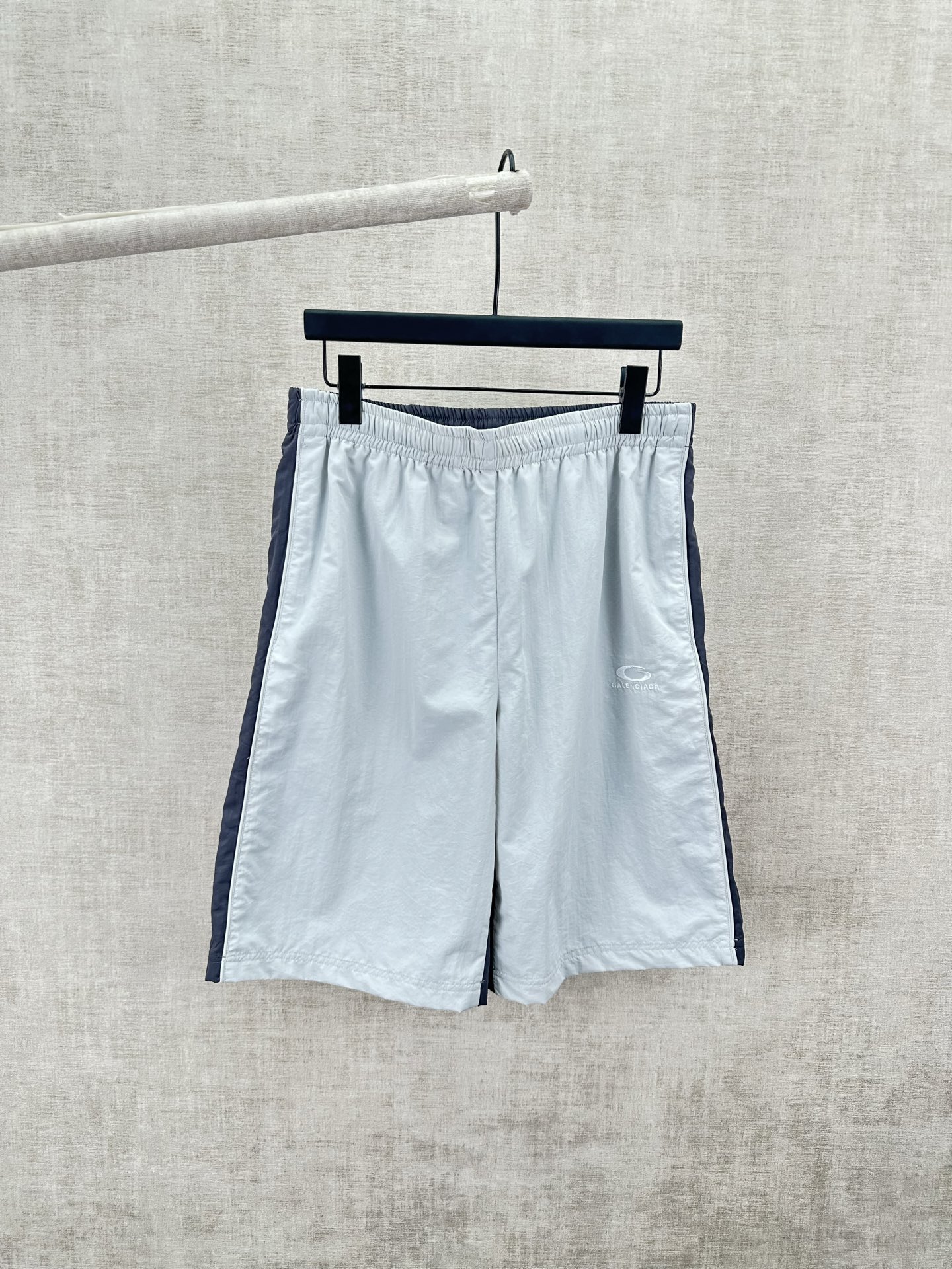 P175 París 26ss nuevos pantalones cortos con cordón ajustable, pantalones deportivos, corte holgado, para hombre, versi…
