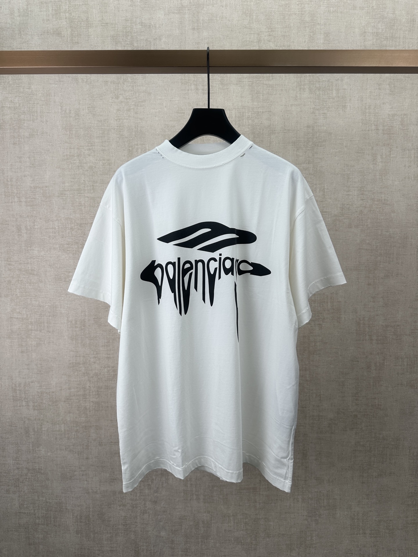 Balenciaga 巴黎世家 SS26 Logo印花圆领短袖 T恤 宽松版型 男款