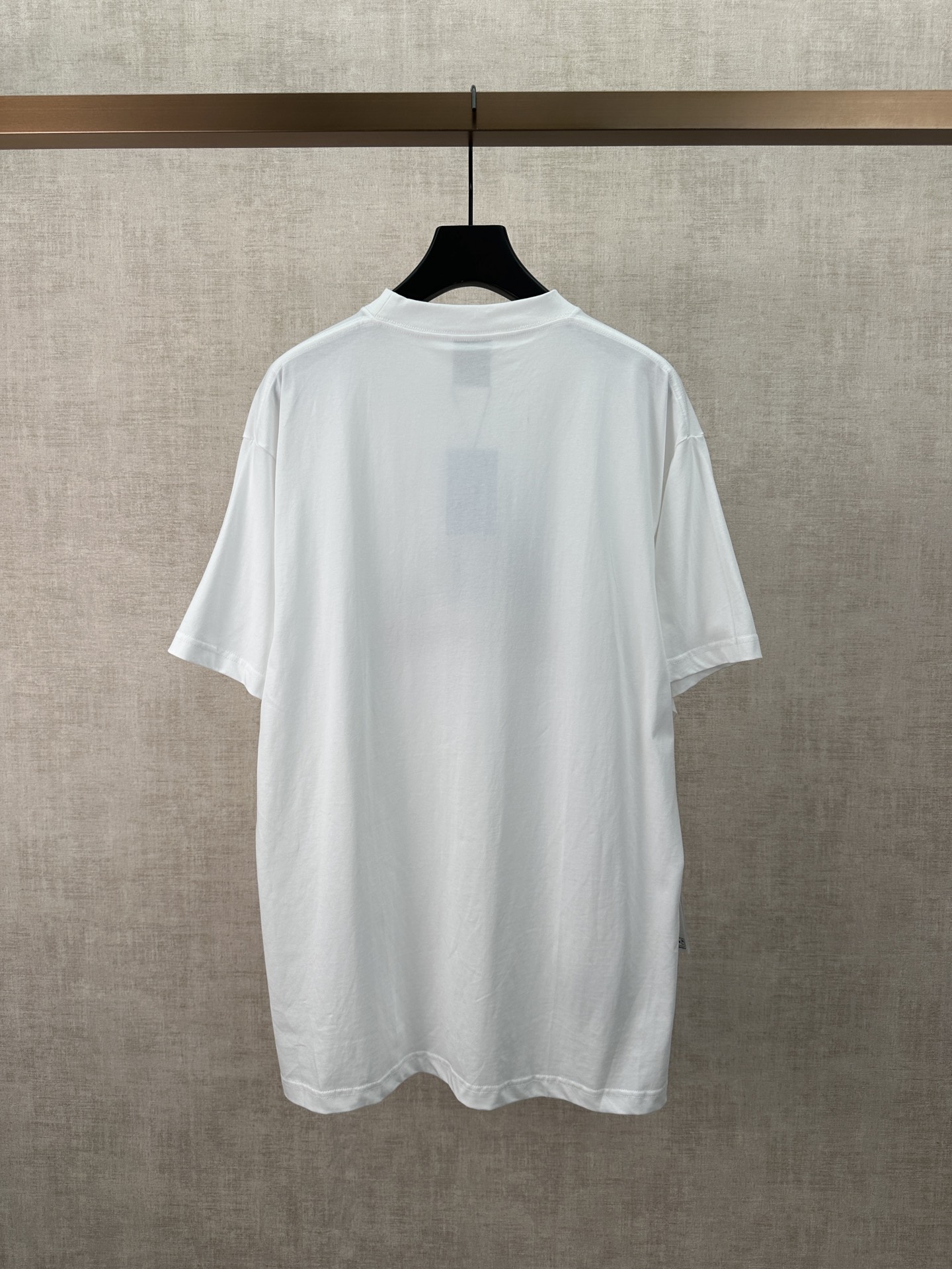 Balenciaga 巴黎世家 x阿迪联名系列 Inside Out 双面穿短T深蓝白色配色 正面下摆拼嵌AD 运动表现表和 BLCG品牌标识