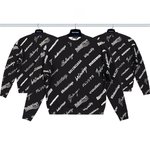 Balenciaga Clothing Sweatshirts Black Unisex Cotton Knitting Wool