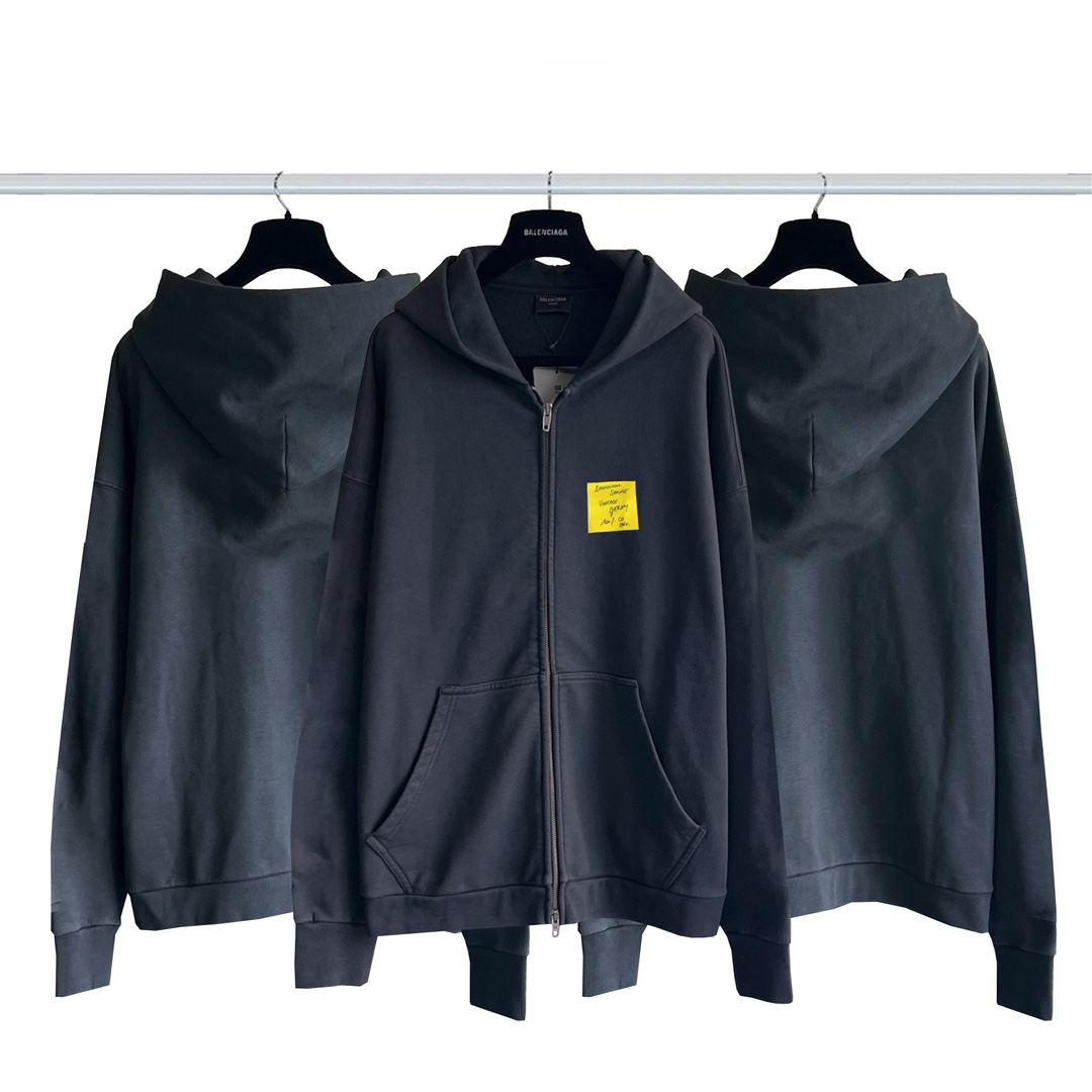 Balenciaga Clothing T-Shirt Black Cotton Short Sleeve