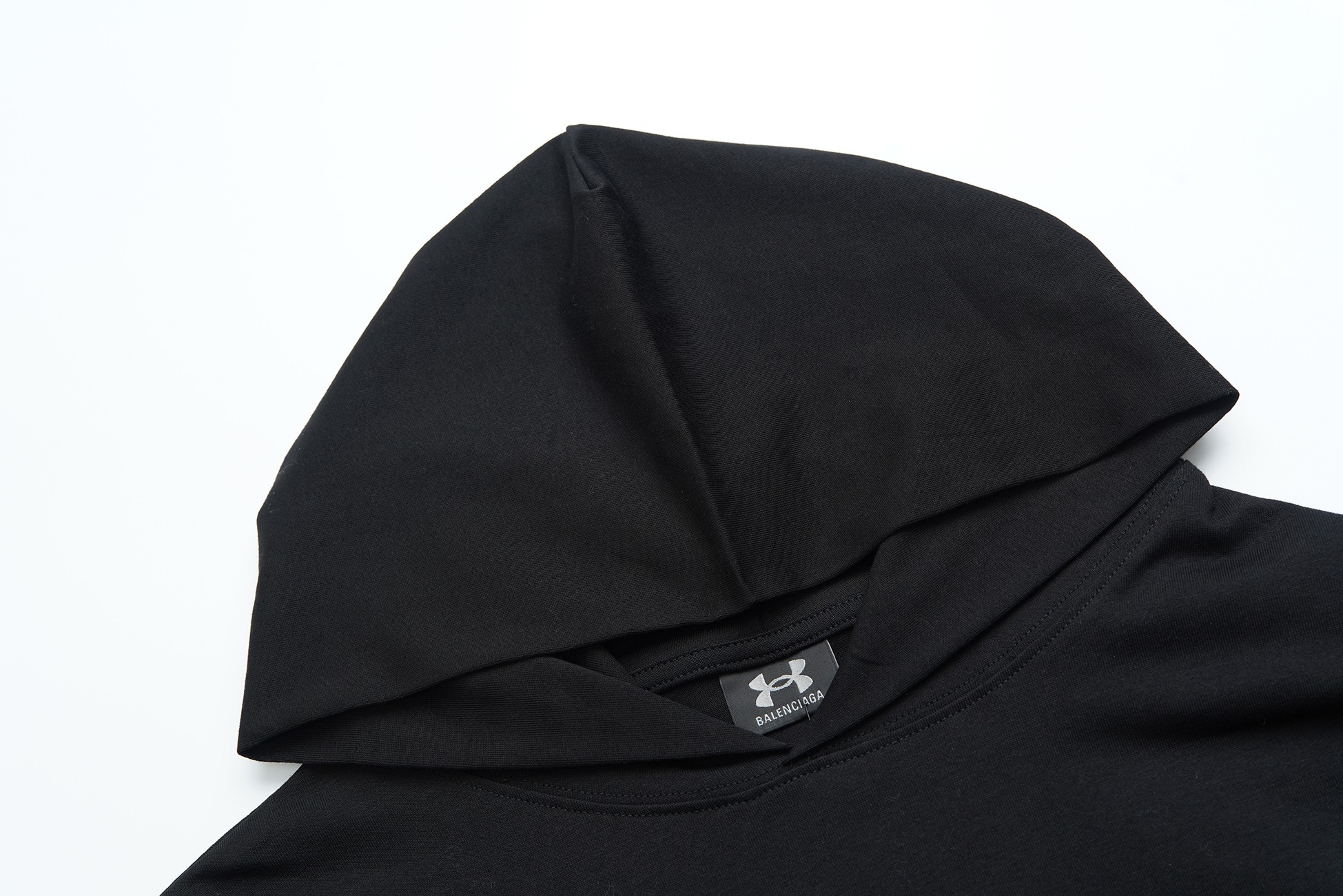 Balenciaga/巴黎世家滑雪系列3M刺绣联名长袖卫衣 黑色