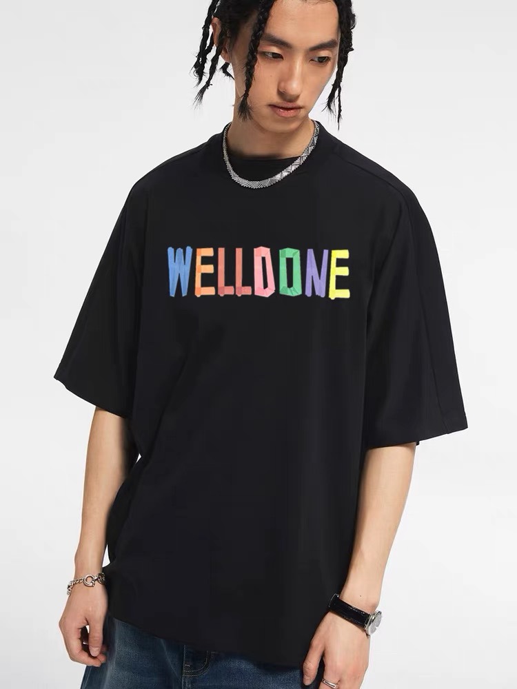 WE11DONE 25SS Colorful Letter Print Short Sleeve T-Shirt 7 o 1ip8ssgnb3c3g5u1eg65udes5