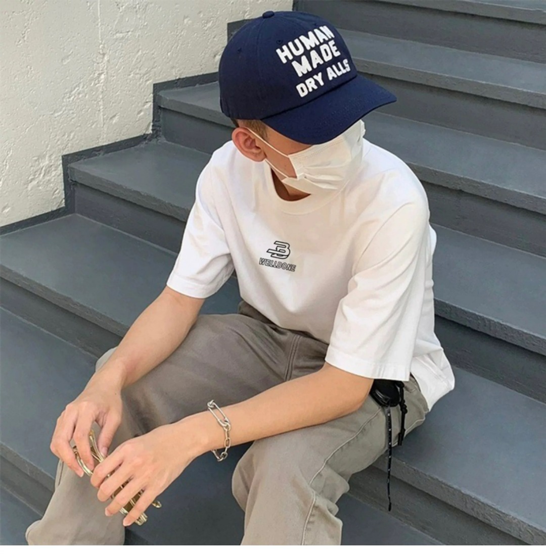 WE11DONE Logo Print Cotton T-Shirt - Unisex, Short Sleeve, Casual Wear 6 o 1iqlenaem134c14af1nqe151n1bic2