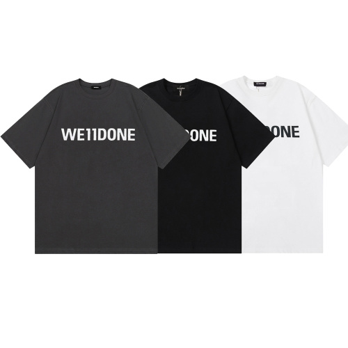 WE11DONE 25SS Nieuw T-shirt met Letterprint Voor Dames & Heren - XS-L 1 WE11DONE 25SS Nieuw T-shirt met Letterprint Voor Dames & Heren - XS-L