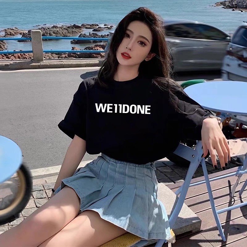 WE11DONE Men's/Women's Graphic Print Cotton Short Sleeve T-Shirt - Relaxed Fit 3 o 1ir3tmlf11b2n1jpm4ar1leq1amt0