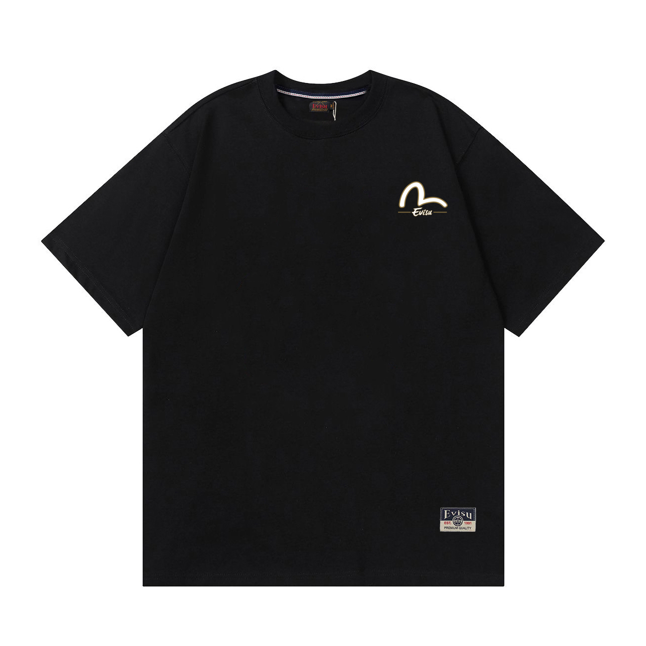Evisu Camiseta Estampada Ola Marina para Hombre, Cómoda y Transpirable 3 o 1itui05m09at19h91rmo4841mi30