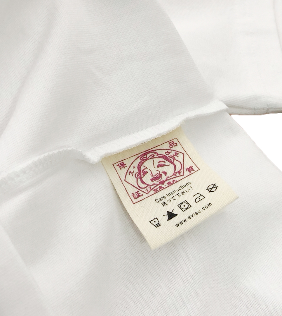 EVISU Camiseta Estampada de Algodón para Hombre y Mujer - Diseño Casual 6 o 1itui9o671jvpap41tue1b1416gr5