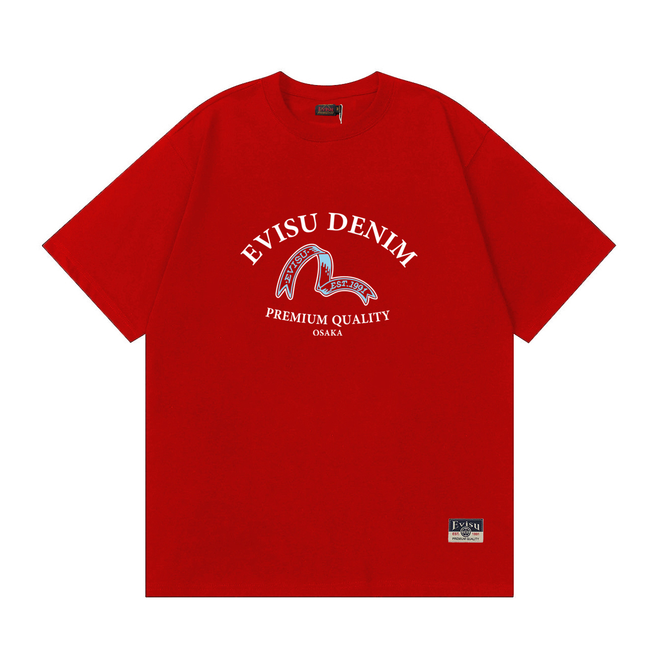 EVISU Camiseta de Algodón con Estampado del Logo, Diseño Casual y Moderno 3 o 1ituil0ust03scqte1cli1qcn0