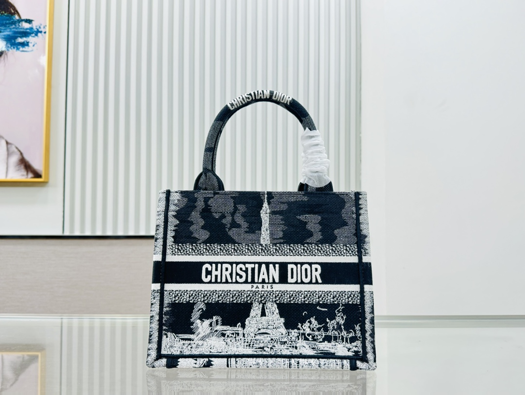 ديور Dior Book Tote حقيبة حقيبة توتا Vintage