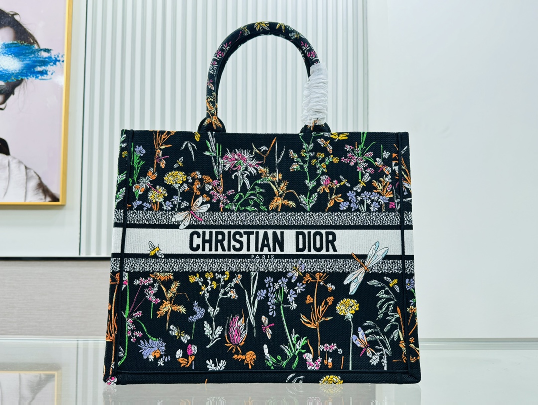 ديور Dior Book Tote حقيبة حقيبة توتا Vintage