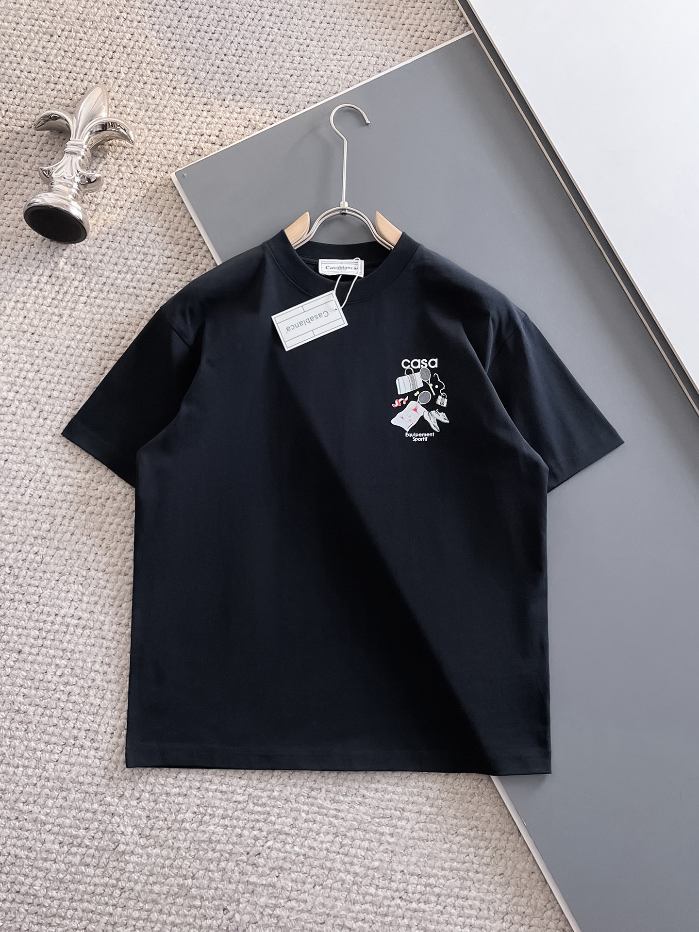 NO:117304,New spring and summer trendy brand short-sleeved model number 9802 S-2XL color black, white, T-shirt, alexander wang19860909春夏新款潮牌短袖 款号9802 码数S-2XL 颜色黑色,白色,,T-shirt,alexander wang,Men's clothing