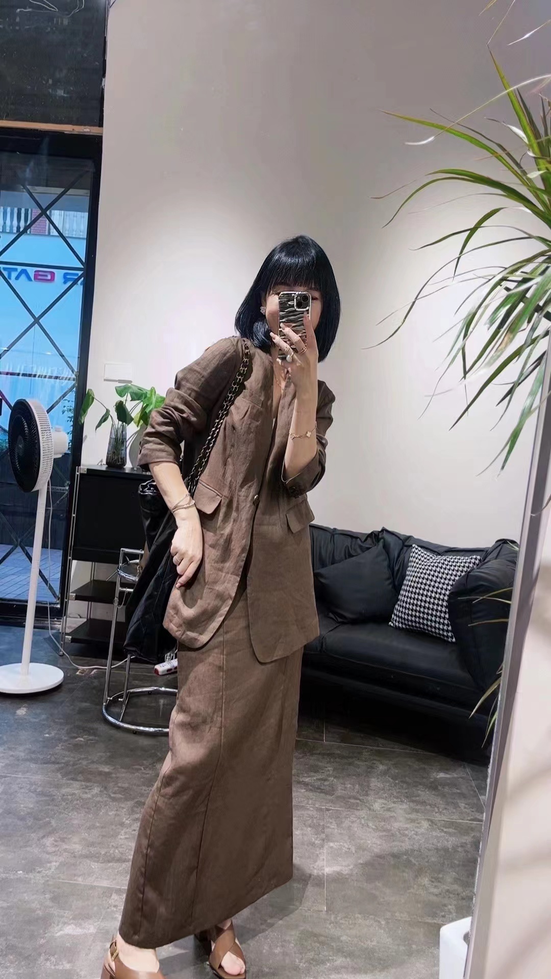 “High-end Women’s Clothing: Quality Cotton Suits for Spring and Summer Comfort” - 图片 5