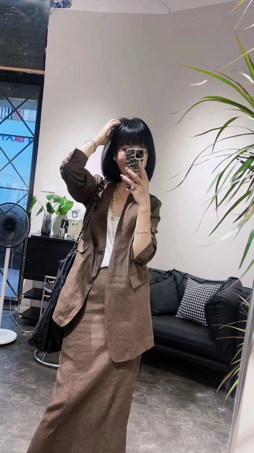 “High-end Women’s Clothing: Quality Cotton Suits for Spring and Summer Comfort” - 图片 2