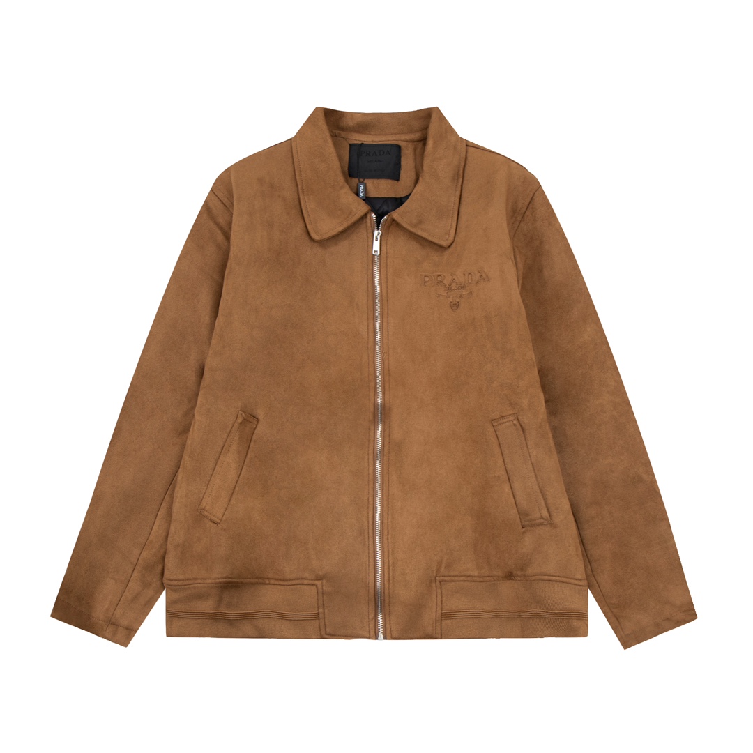 Prada Clothing Coats & Jackets Deerskin Spring Collection Fashion Casual