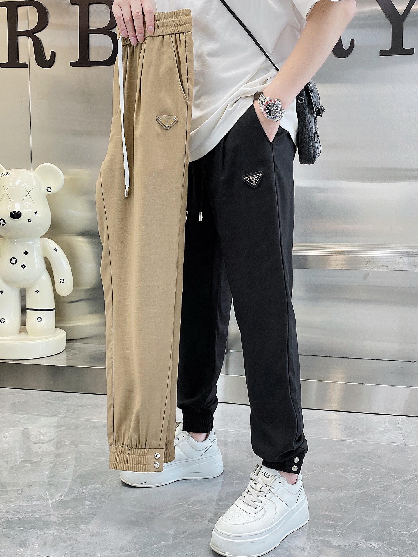 NO:462868,Prada new cotton and linen pants size M-4XL, prada, alexander wang19860909普拉达 新款棉麻裤 码数M-4XL,,prada,alexander wang,Men's clothing