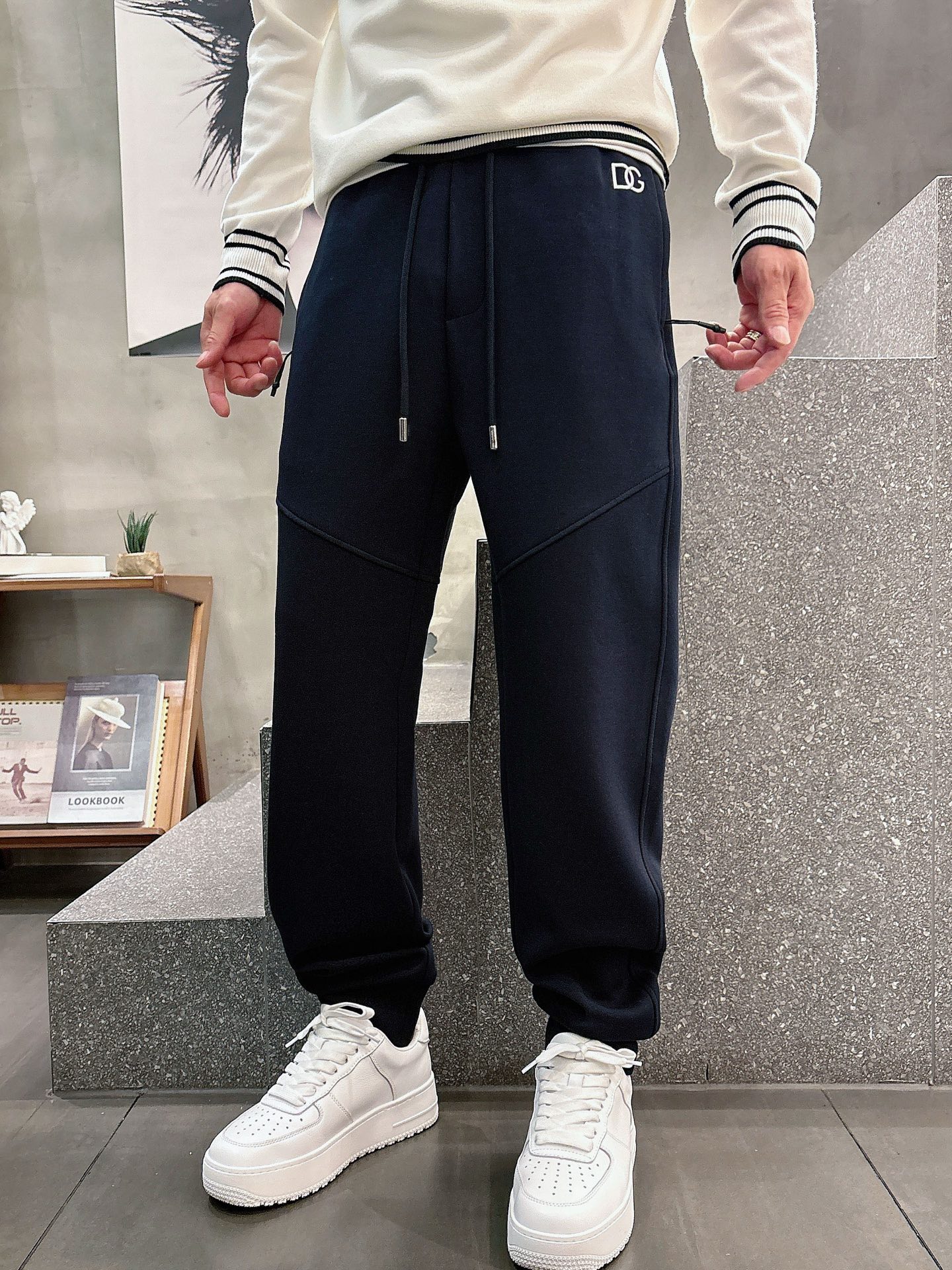NO:516125,DG | Autumn cotton pants | -4,,alexander wang19860909DG ｜秋款棉裤｜ -4,,alexander wang,Men's clothing