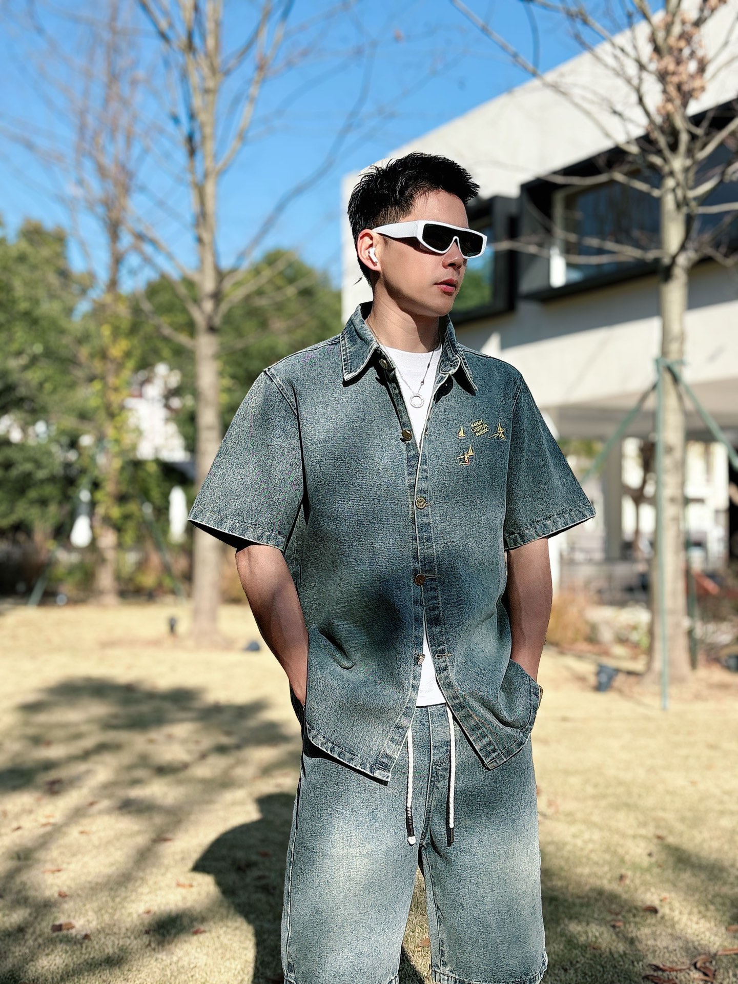 NO:743543,New season LV denim suit(_)ヾ Summer new model M-3xl,,louis vuitton,19860909New season LV牛仔套装(_)ヾ 夏季新款 M-3xl,,louis vuitton,,Men's clothing
