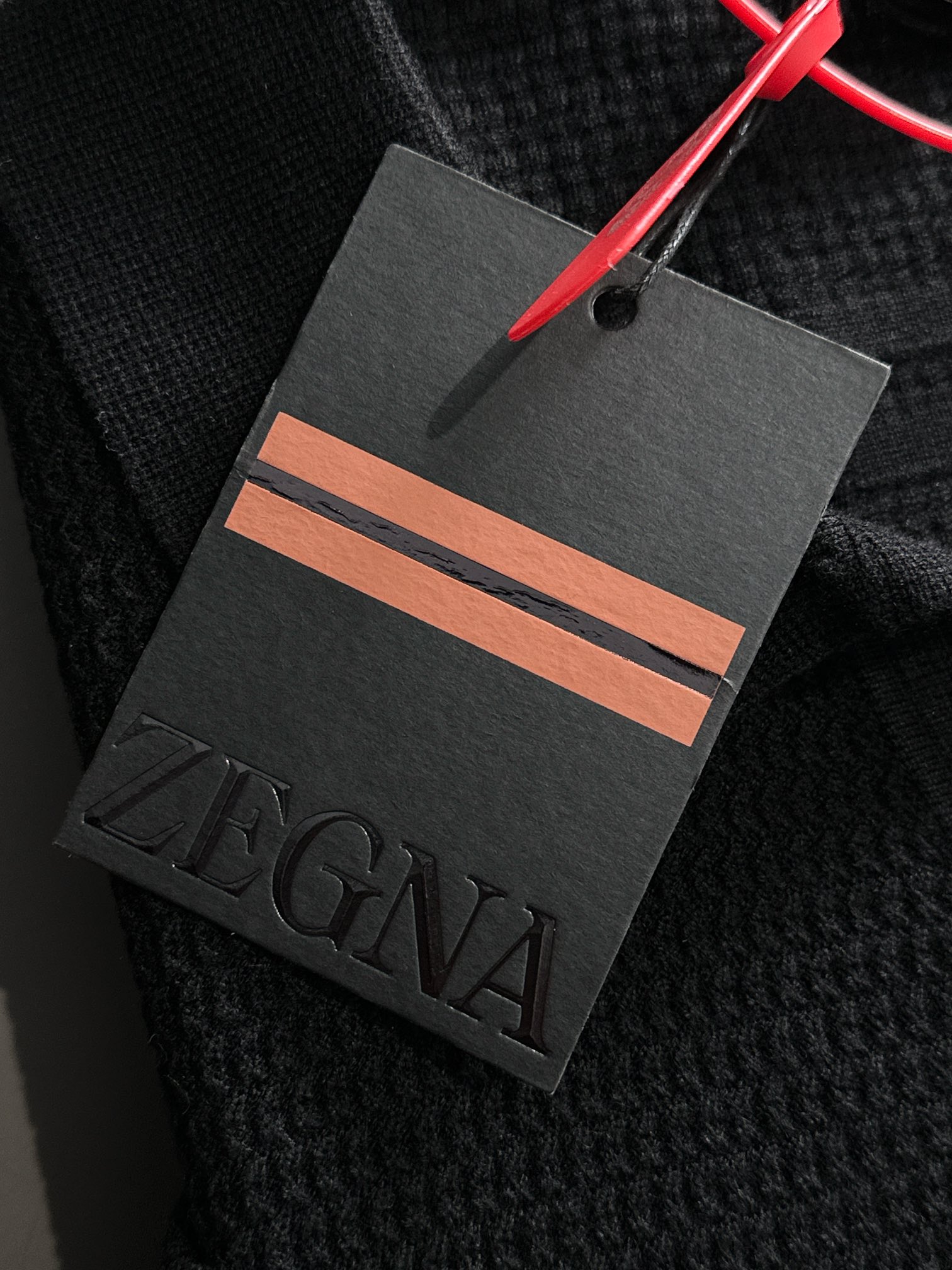 ZG 2025FW秋冬最新三叉绣标男士翻领针织衫毛衣整衣采用菠萝针织法 穿在身上看花纹并不明显近看才能领