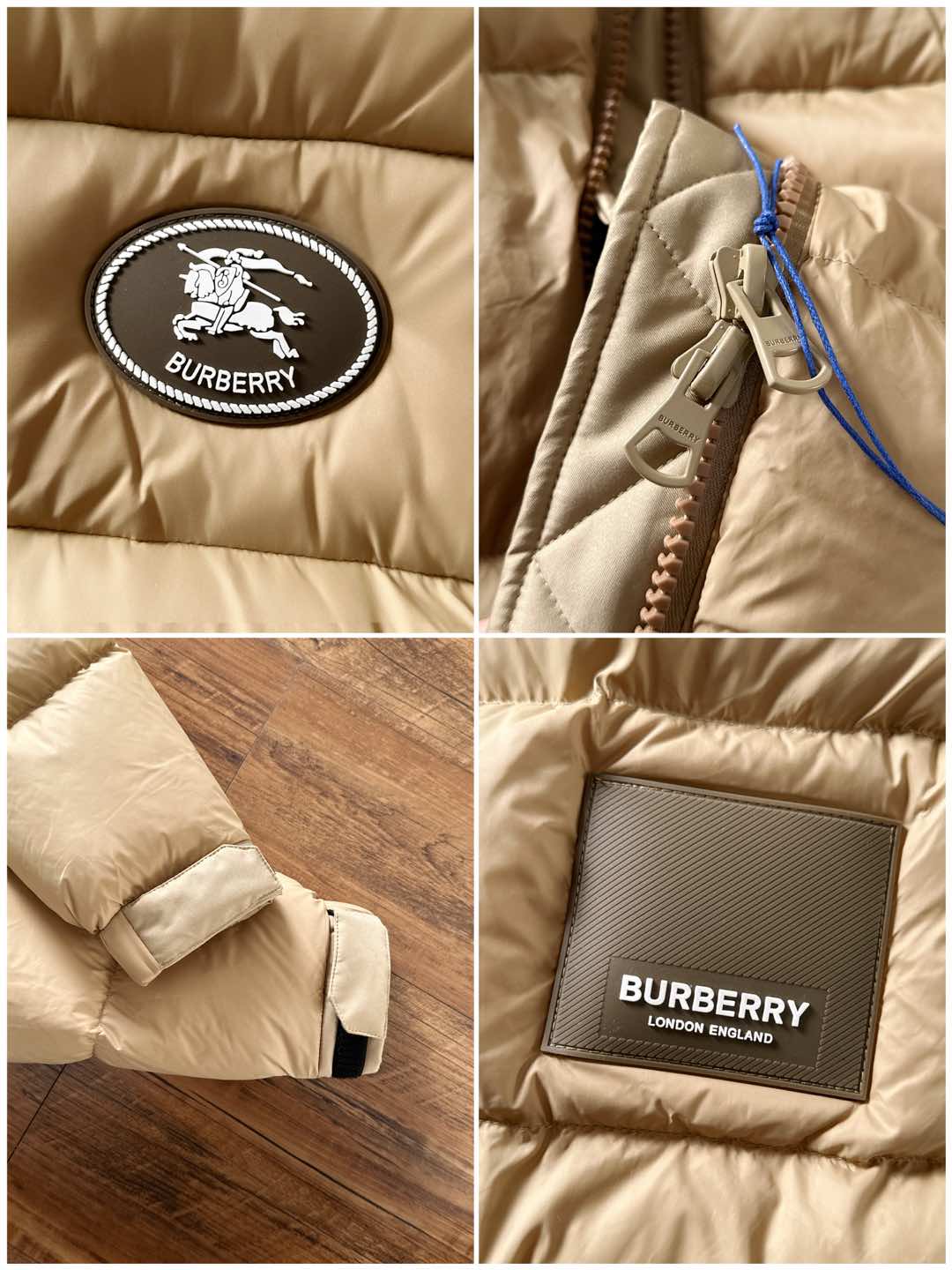 爆款羽绒服 BURBERRY巴宝莉 2025新款羽绒服秀场新品，袖子可拆卸，一衣两穿。品相非常完美，专柜