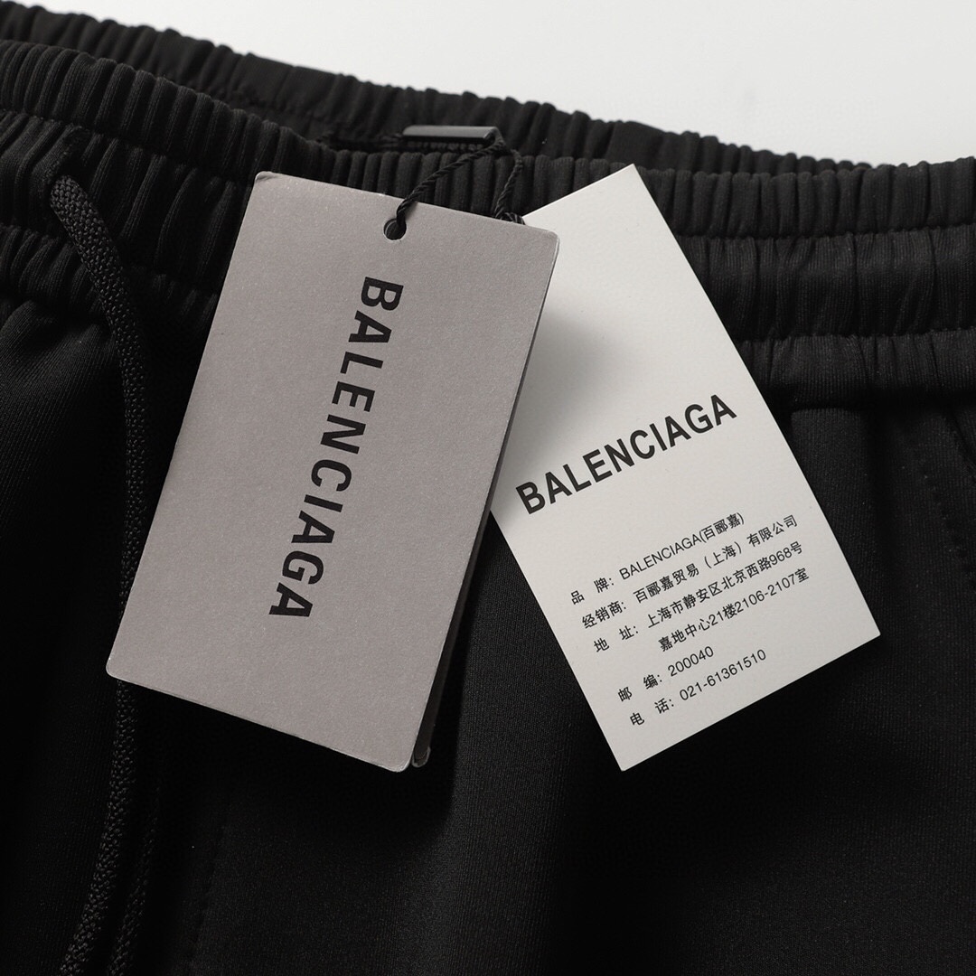 Balenciaga】巴黎世家经典拼色字母休闲运动裤 9