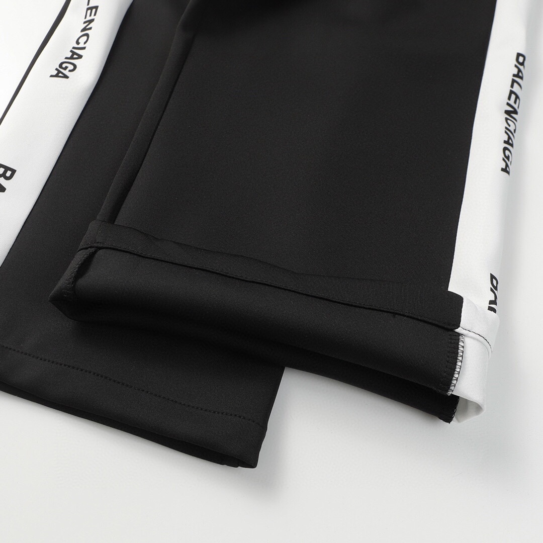 Balenciaga】巴黎世家经典拼色字母休闲运动裤 8