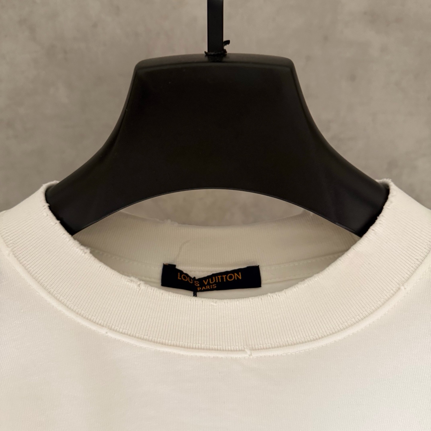 LV Sketch Logo Embroidery Tee