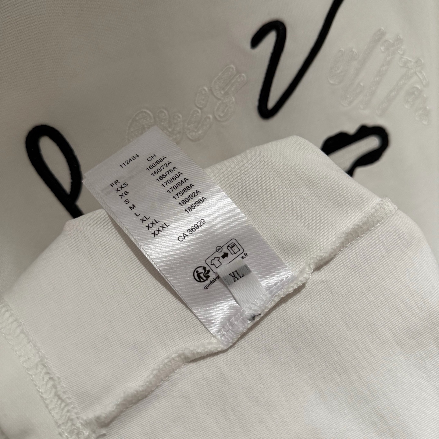 LV Sketch Logo Embroidery Tee