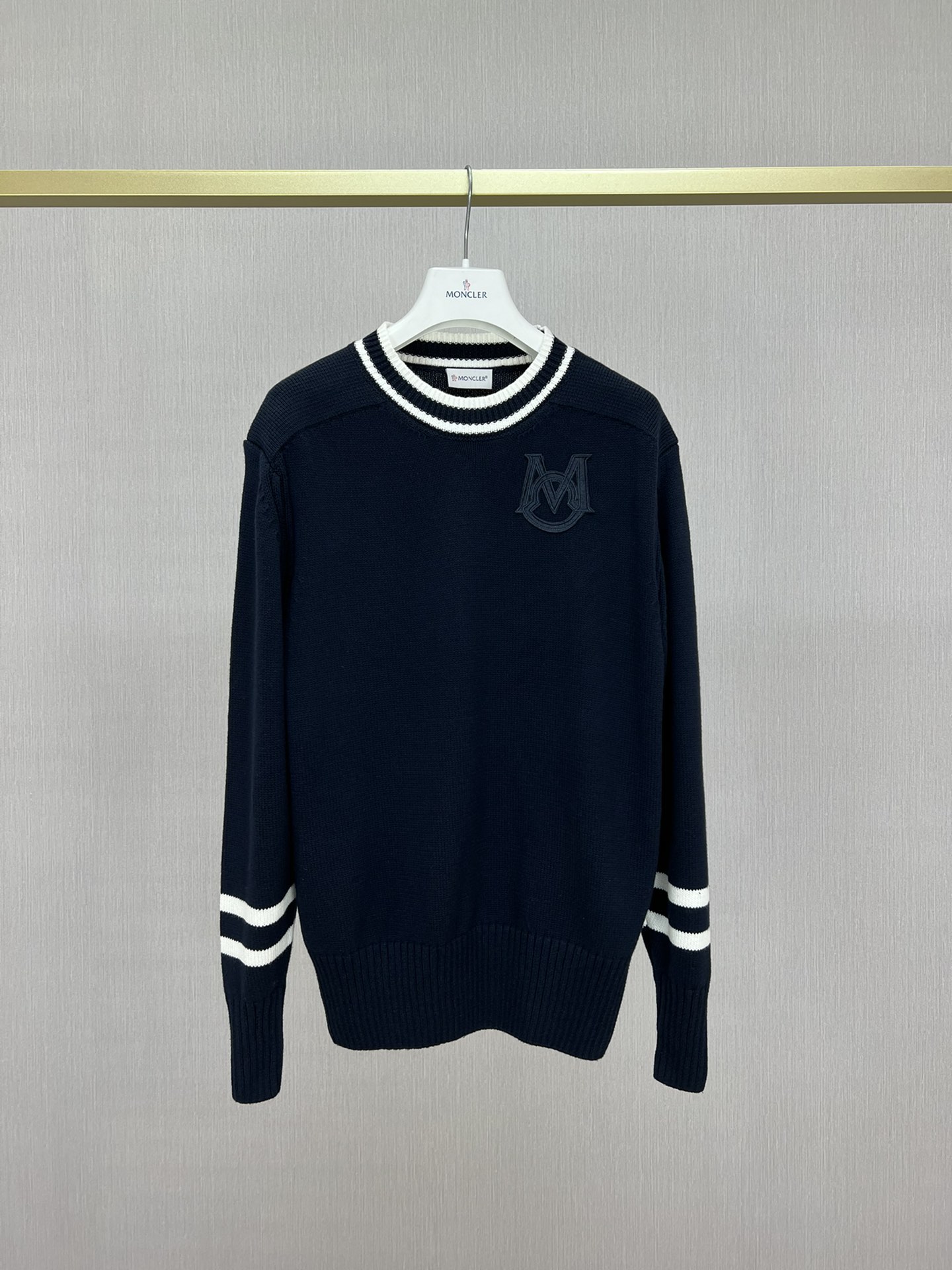 Moncler Copy
 Clothing Knit Sweater Sweatshirts Blue Knitting Fall/Winter Collection