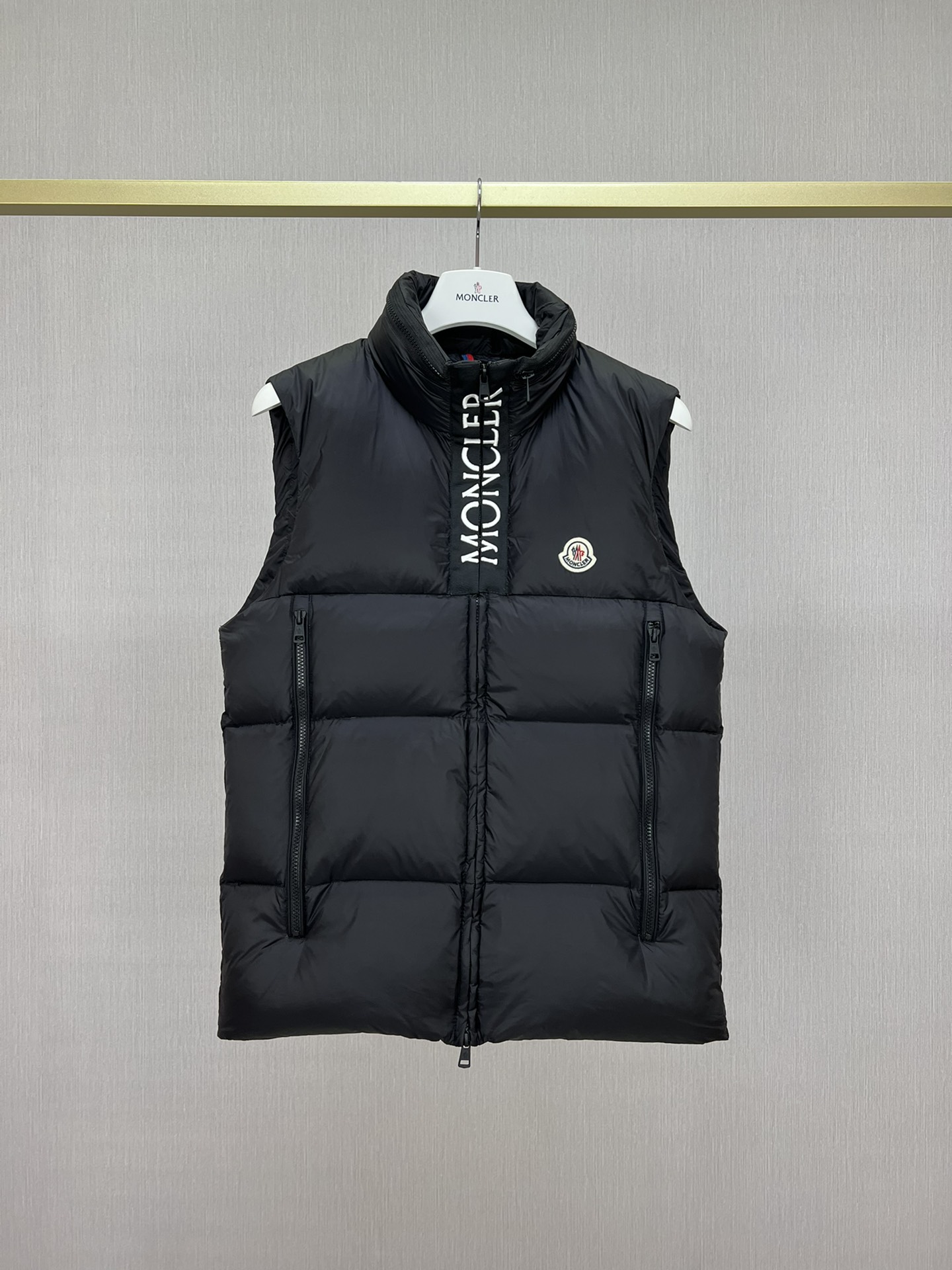 Moncler Ropa Chaqueta de plumón Camiseta de tirantes Chaleco Blanco Universal para hombres y mujeres Mujeres Hombres Plumón de ganso blanco Colección otoño – invierno