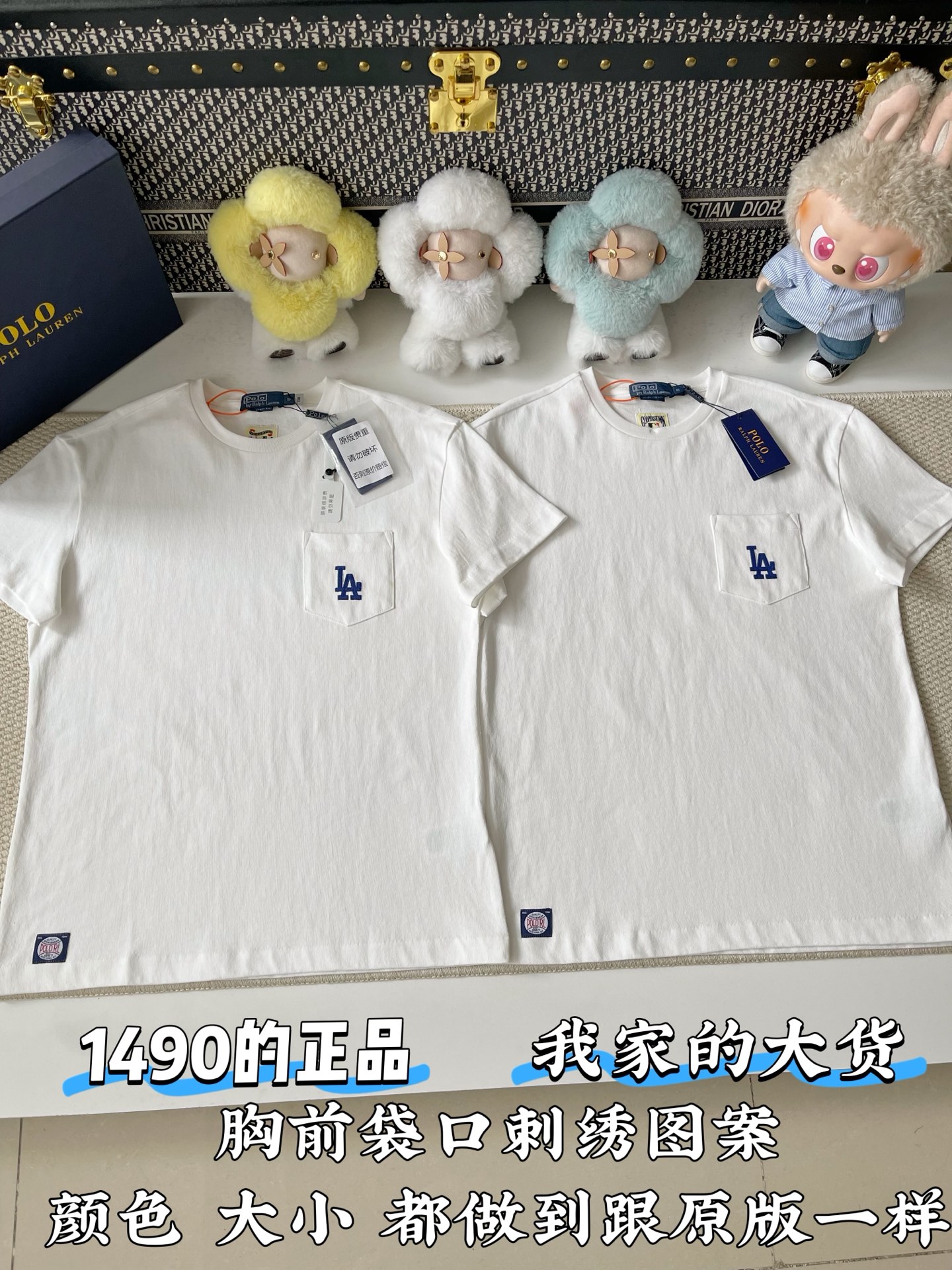 폴로 여성 자수 반팔 티셔츠 113250 이미지 2