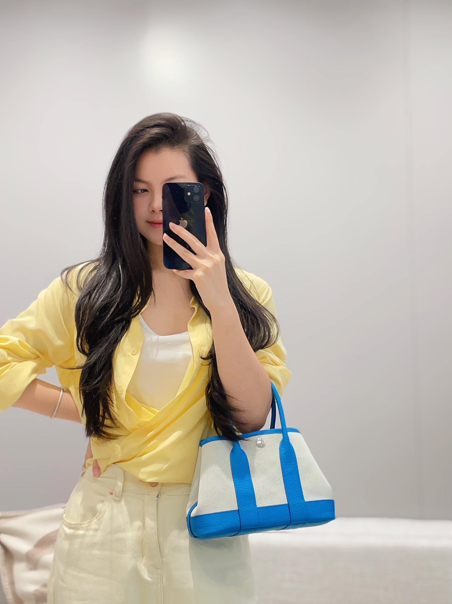 Hermès 𝑴𝒊𝒏𝒊 𝒈𝒂𝒓𝒅𝒆𝒏 Tanzania Blue
