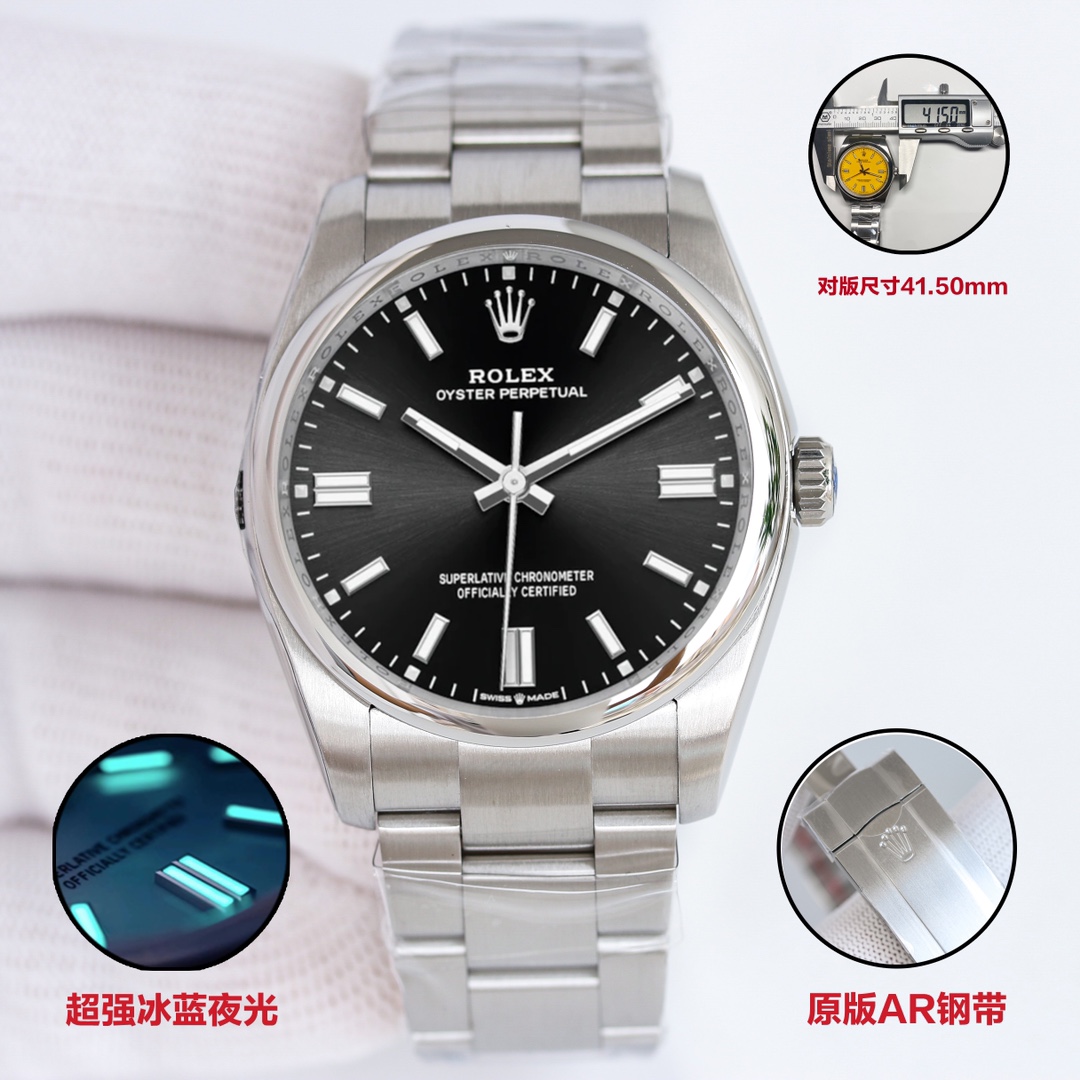 NO:143605,Balloon literals Other literals clean/c factory quality [Rui Machine Version Shipping] Rolex Oyster Permanent 124300 126000 [Price-performance choice] There are two sizes in this 36mm.41mm permanent movable caliber. Among them, the 41mm size is a unique combination of the Oyster Permanent movable size. It is not most of the log shell sleeves on the market as the ring changer. It is currently the only Oyster shell sleeve that best meets the original size [41.5mm including the handle] All accessories are extremely similar, especially Tiffany Blue. It costs nearly 200,000 yuan to disassemble one by one. Familiar watch friends know that the price of the same silver-faced genuine product is only about 50,000 yuan, but Tiffany Blue was once sold to 200,000 due to the special color matching.  Clean's pursuit of details is obvious to everyone. The logo on the clasp is also a major breakthrough in craftsmanship. CNC engraving, regular shape and bright light treatment on the inside. Luminous powder uses original sl blue luminous powder, so it is accompanied by roughness and black spots to speciality. Watch friends who have played or seen should not be too unfamiliar with it. This is already a unique property of Rolex., christian louboutin, tiffany, rolex19860909气球字面 其它字面 clean/c厂品质【瑞机版本出货】 劳力士蚝式恒动124300 126000【性价比之选】 本次共有两个尺寸36mm.41mm恒动搭载2836机芯 其中41mm此次的尺寸严重做了独特之处的对版蚝式恒动尺寸,它并非市面上大多数以日志壳套作为换圈口所成,它是目前唯一独家最符合原版尺寸的蚝式壳套【41.5mm含把头】所有配件相似度极高,特别是蒂芙尼蓝色 花费近20w元一比一拆解 .熟悉的表友都知道,同款银面真品价格才5w左右,但是蒂芙尼蓝因为配色的特殊性 价格一度被炒到20w  clean对于细节的追求大家有目共睹.表扣上的logo也是工艺的一大突破.cnc雕刻,形状规整 并且内侧伴有亮光处理. 夜光粉使用原厂sl blue夜光粉,所以伴随粗糙以及黑点到特殊性.玩过或者见过的表友应该都不会太陌生.这已经是劳力士特有的属性.,,christian louboutin,tiffany,rolex,Watch