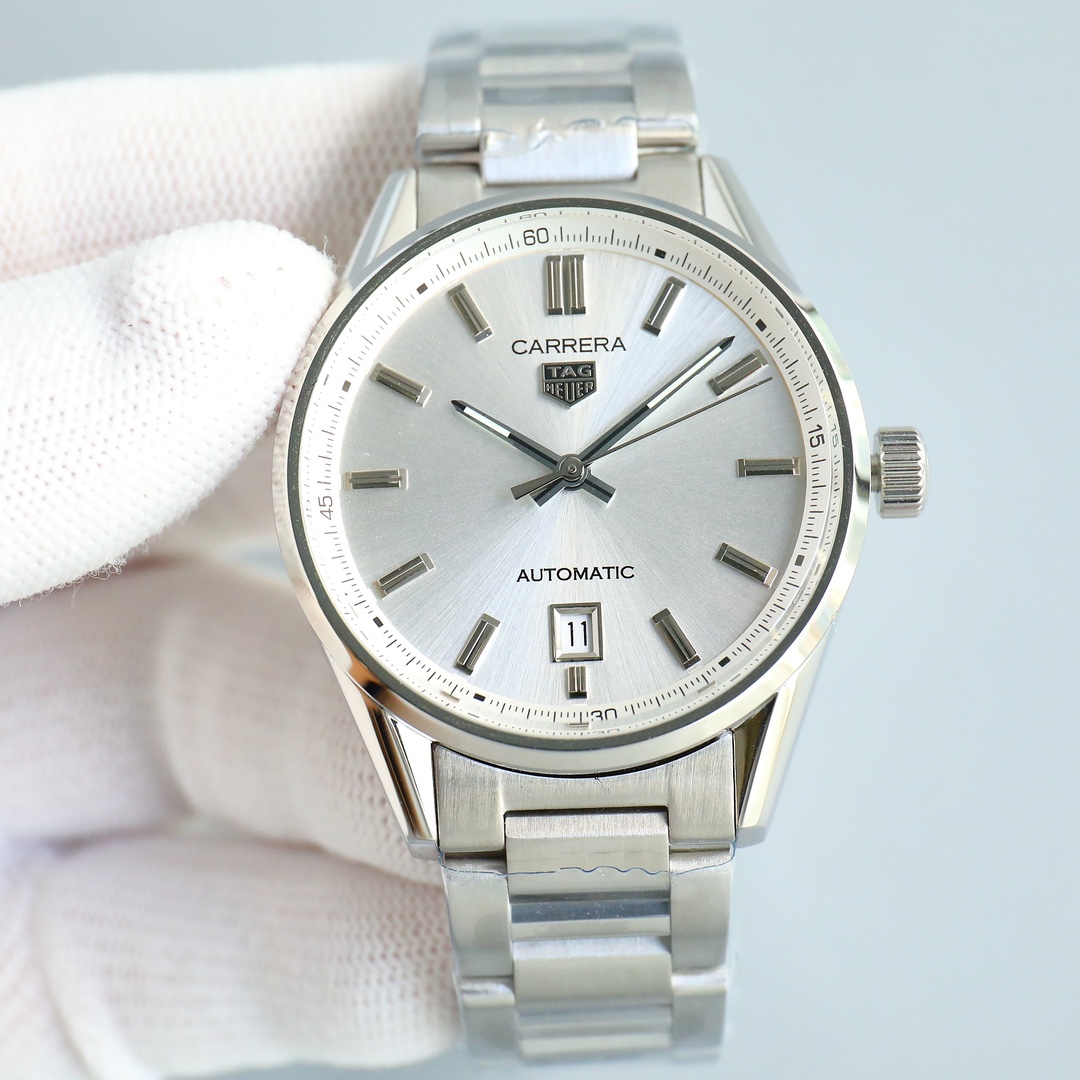 NO:143574,Belt Steel belt TAG TAG Heuer Carrera series WBN2111.BA0639 Business and casual calendar watch Equipped with original Swiss (2824 precision grinder) automatic mechanical movement 316L stainless steel can be used with Italian leather strap, tag heue19860909皮带 钢带 TAG泰格豪雅 卡莱拉系列WBN2111.BA0639 商务休闲款 日历腕表 搭载原装瑞士(2824精磨机)自动机械机芯 316L精钢可配意大利真皮表带,,tag heue,Watch