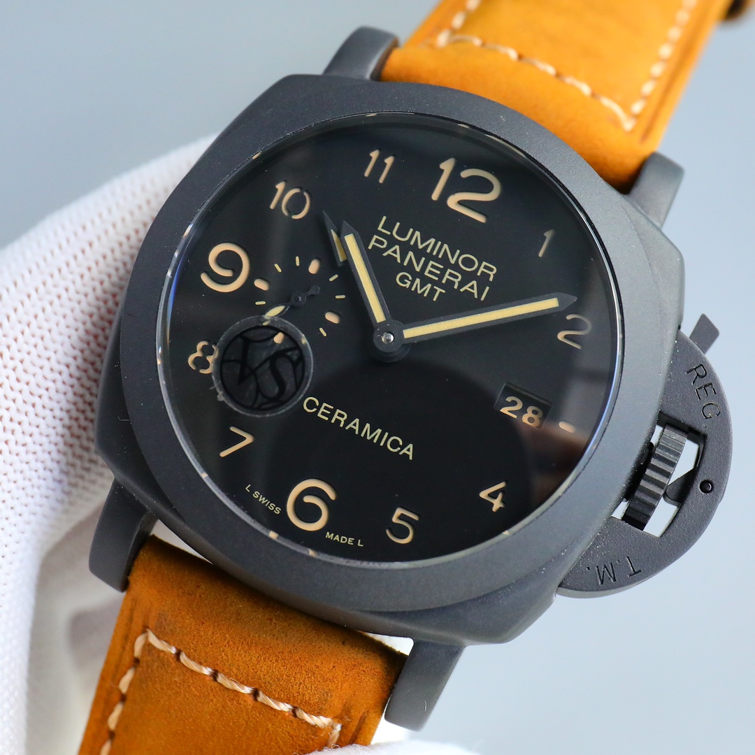 vs沛纳海Pam 441 黑陶瓷 壳套44mm 尺寸 3