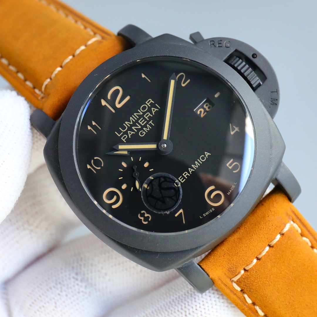 vs沛纳海Pam 441 黑陶瓷 壳套44mm 尺寸 2