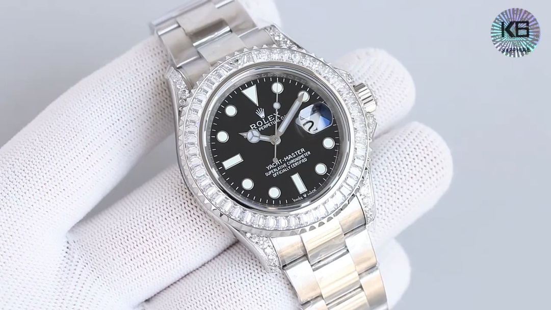 Where could you find a great quality designer
 Rolex Yacht Master Watch Blue Pink Red Silver Polishing