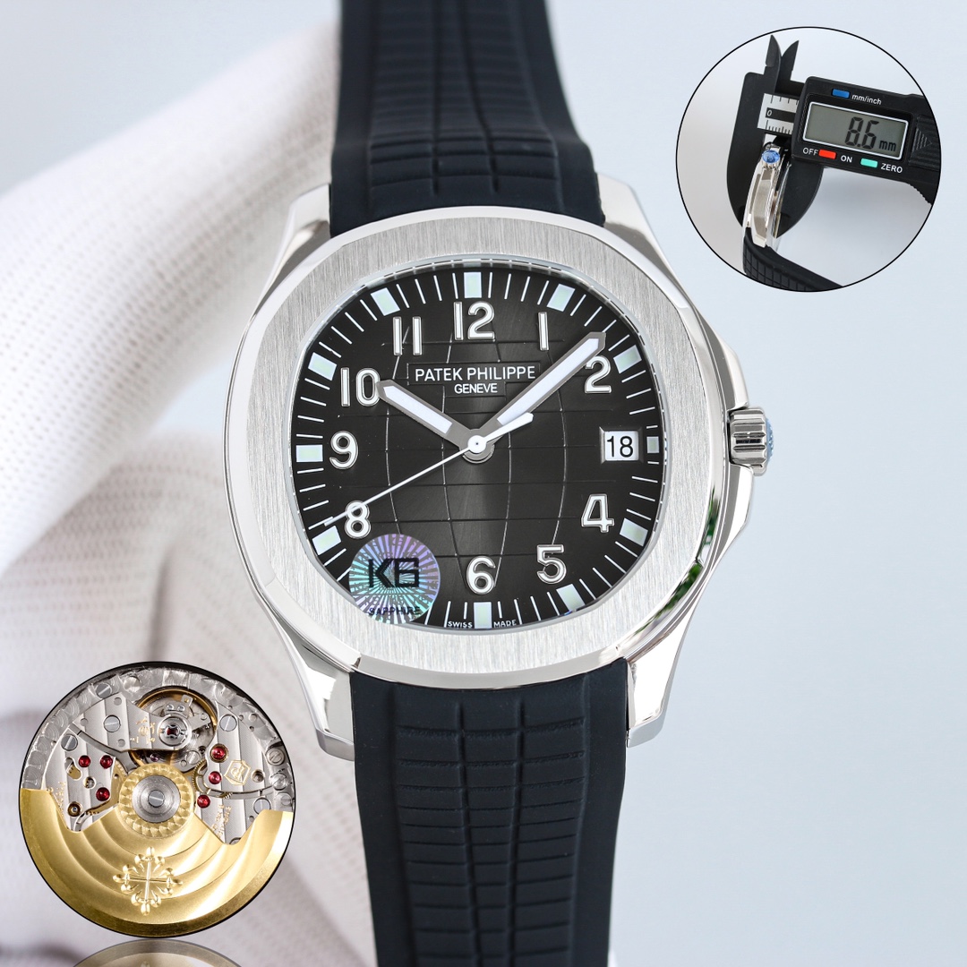 פטק פיליפ Patek Philippe Aquanaut שעונים מכירת ישראל
 סגול לבן מקריב גברים גומא חומר פלדה אופנה