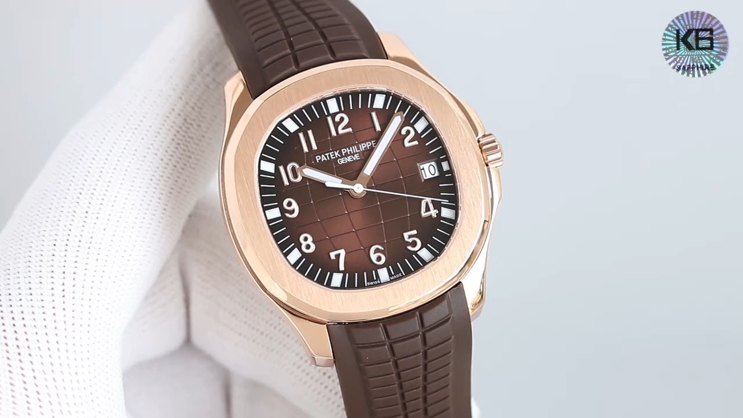 פטק פיליפ Patek Philippe Aquanaut שעונים סגול לבן מקריב גברים גומא חומר פלדה אופנה