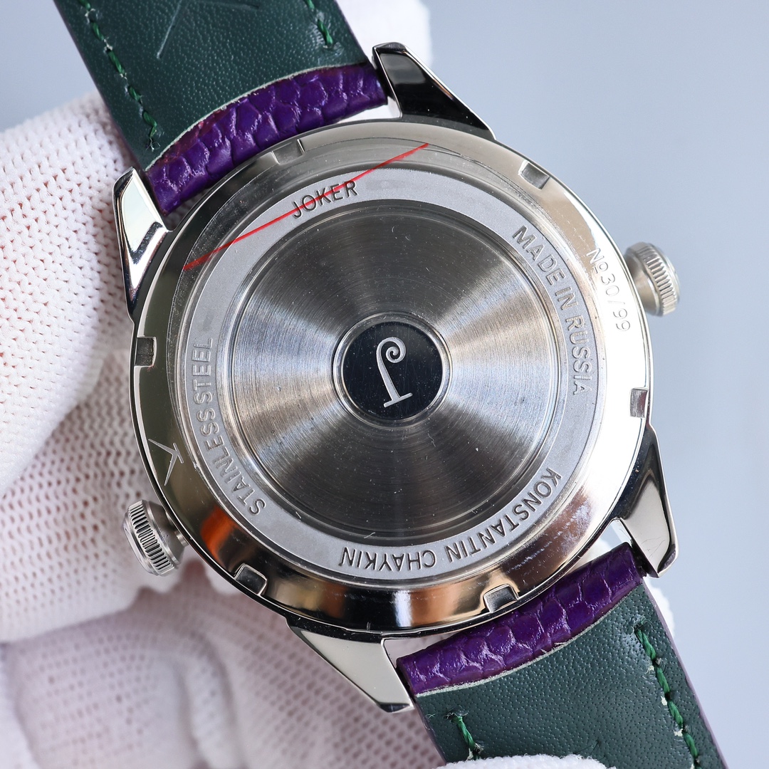 男款石英俄罗斯小丑KonstantinChaykin男生个性流行新款手表已经很火了完全颠覆了传统制表的表