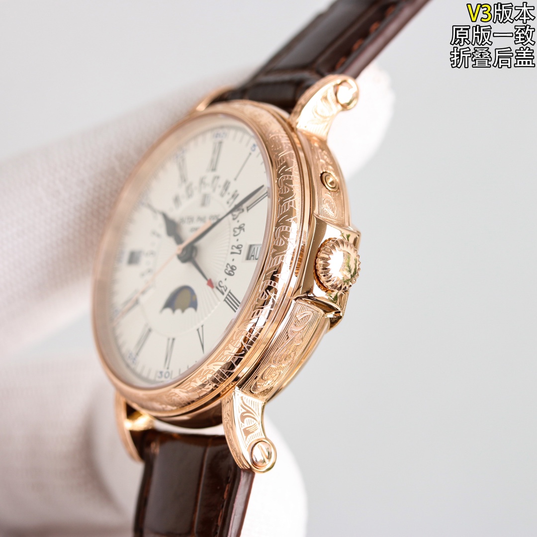 百达翡丽 Patek Philippe 瑞士精工高定机械腕表手表 #AD31F3E0 7