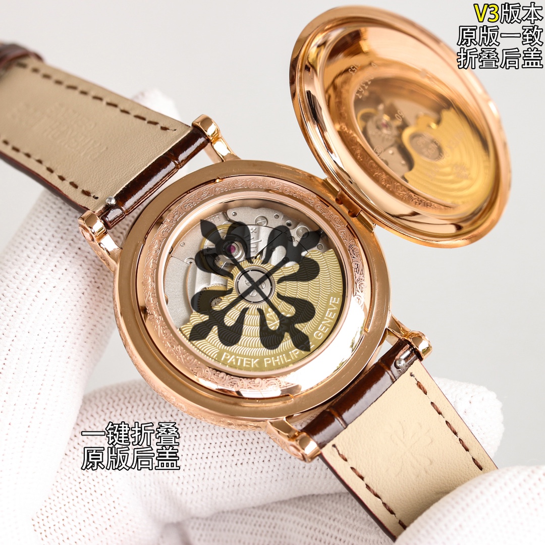 百达翡丽 Patek Philippe 瑞士精工高定机械腕表手表 #AD31F3E0 8