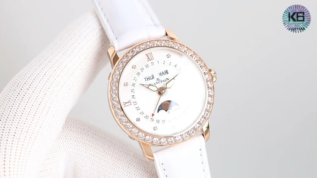 Luxury Crocodile Skin Watch: TwT Factory’s JB 3663 Moon Phase Calendar, 35mm