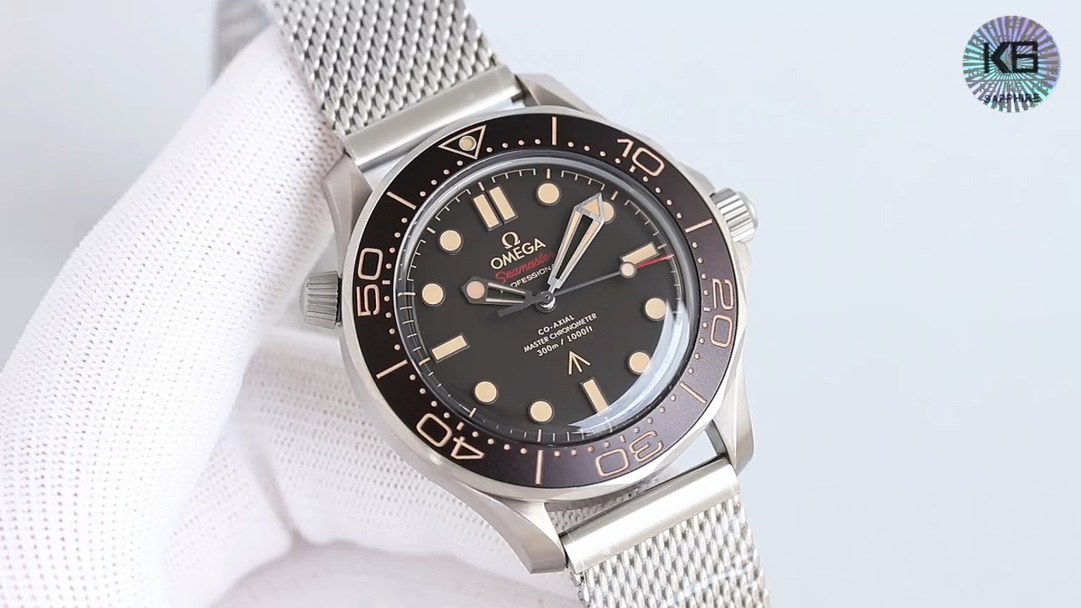 Titanium Shell Upgrade for Espresso: OMEGA Seamaster Diver 300M 007 Edition.