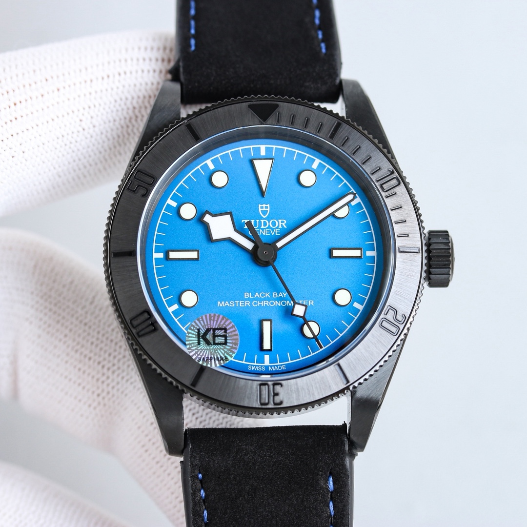 Tudor Black Bay Dark Blue Dial Men's Watch Leather Strap 41mm 2 i1747918161 2095 5